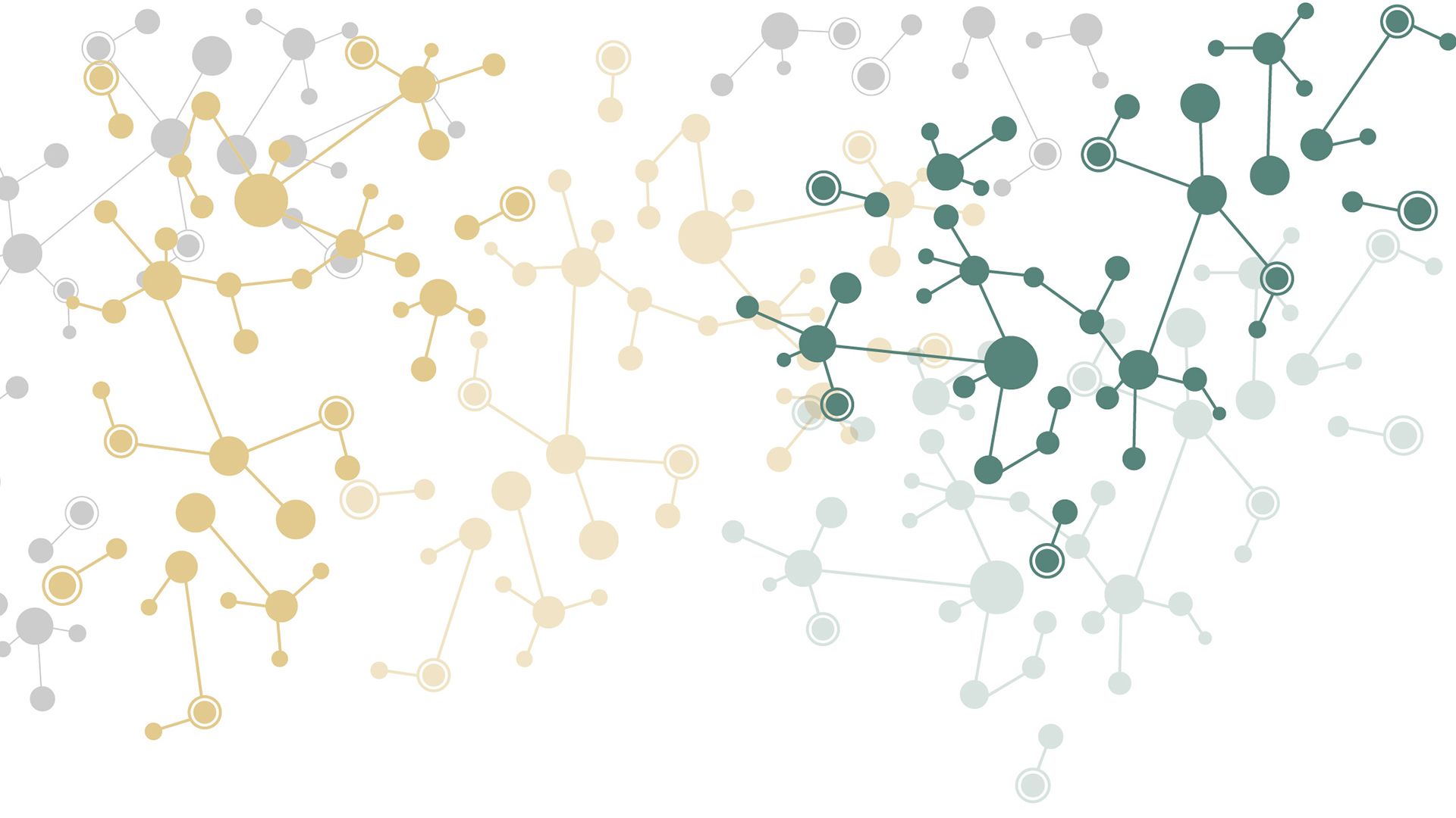 Light background with superimposed networks of light and dark lines and dots.